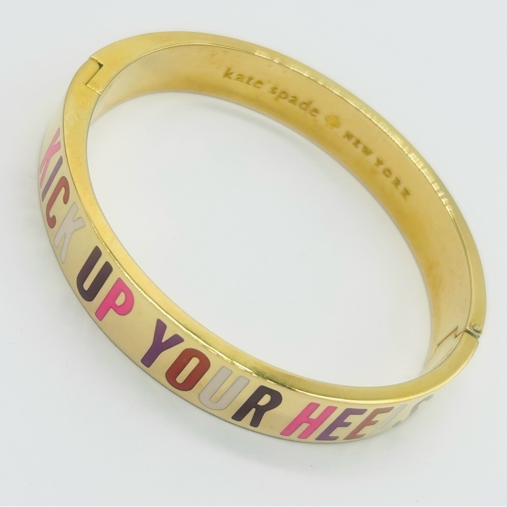 Kate Spade “Kick Up Your Heels” Bangle Bracelet - Picture 2 of 3